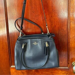 Navy Coach Cross Bag
